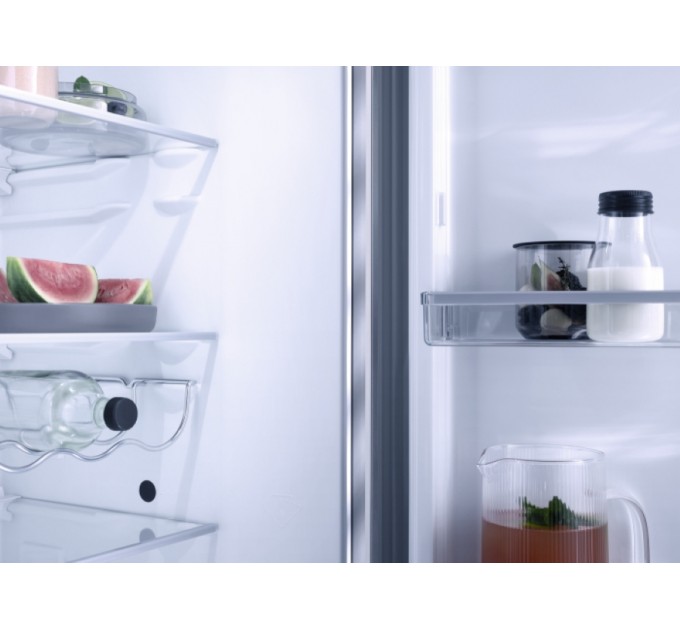 Холодильник Miele з нижн. мороз., 186x60x65, xолод.відд.-214л, мороз.відд.-94л, 2дв., А++, NF, Daily Fresh, нерж