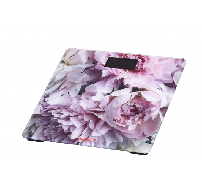 Ваги ARDESTO підлогові Peonies, 150кг, AAAx2 в комплекті, скло, багатокольорові