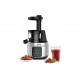 Соковыжималка Tefal Juice&Clean шнековая 150Вт, чаша-0.8л, жмых-0.8л, пластик, серебристо-черный