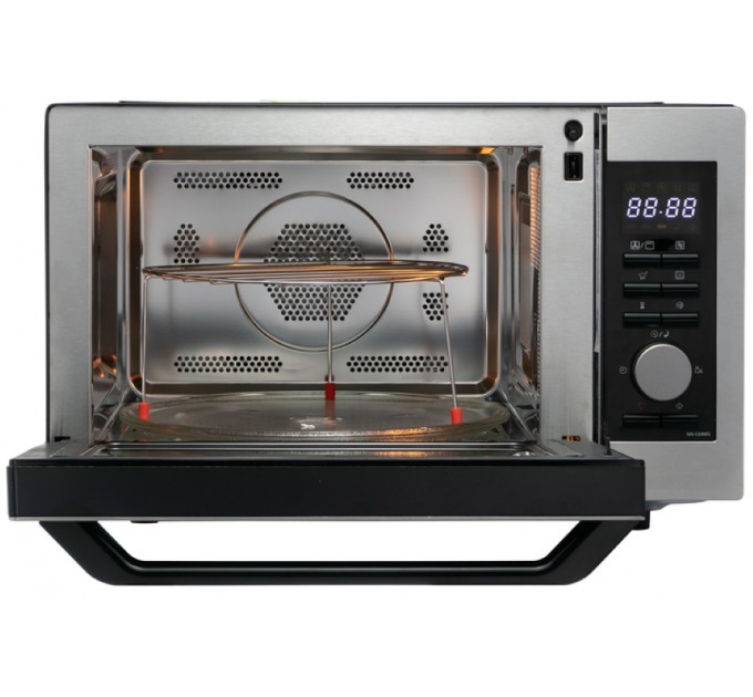 Мікрохвильова піч Panasonic , 30л, електр.керув., 1000Вт, гриль, дисплей, нерж