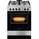 Плита Electrolux газовая, 59л, 60x60см, чугун, нерж