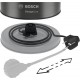 Электрочайник Bosch 1.7л, металл, серый