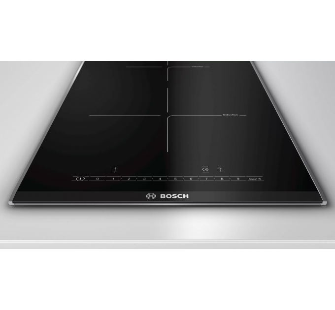 Варочная поверхность Bosch индукционная, 30см, Домино, черный