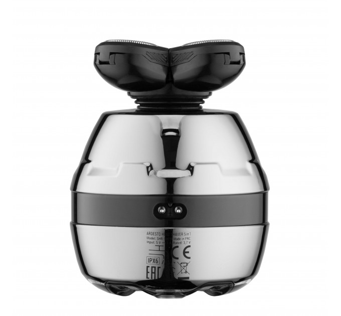 Бритва электр. для головы и тела ARDESTO SHR-5WPR, роторная, бритв.головок-5, Li-Ion, сух.+влажн., бронзовый