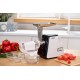 М'ясорубка ARDESTO, 2300Вт, продук.-2.2кг/хв, 4 решітки + для ковб., кеббе, насадка для томатів, пластик, біло-чорний