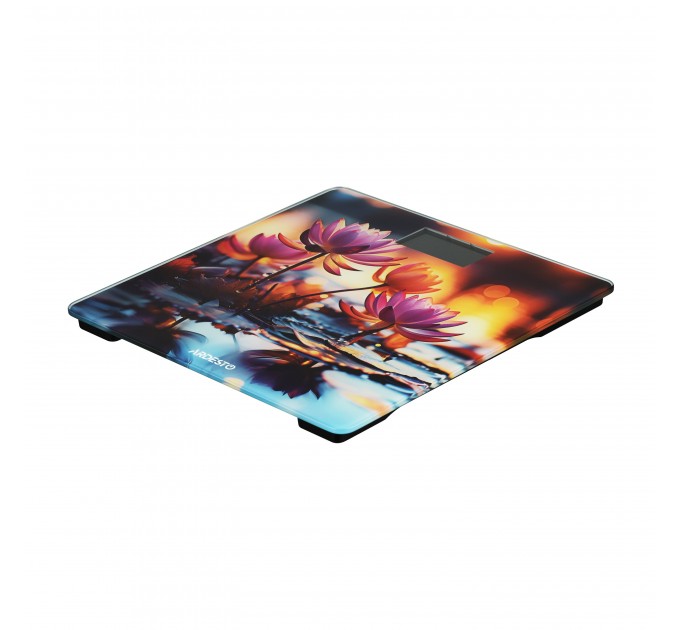 Ваги ARDESTO підлогові LOTUS, 150кг, AAAx2 в комплекті, скло, багатокольорові