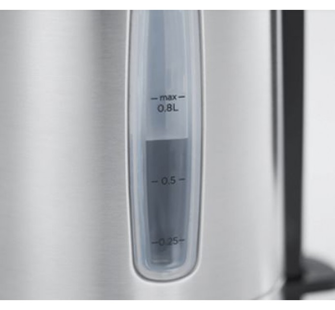 Электрочайник Russell Hobbs Compact Home 0.8л, металл, подсветка, серебристо-черный