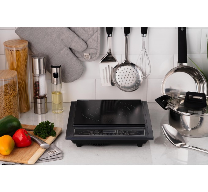 Плитка настольная ARDESTO индукционная, конф. - 1 на 2кВт, управл. - сенсорное, таймер, черный