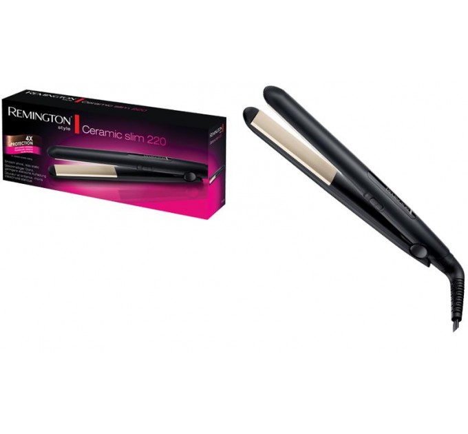 Випрямитель Remington Ceramic Slim 220, 300Вт, 180-220С, керамика, черный