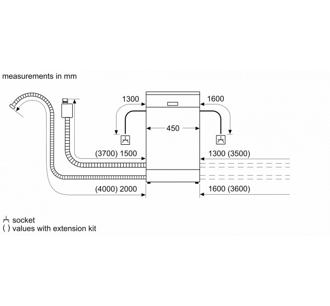 Посудомоечная машина Siemens встраиваемая, 9компл., A+, 45см, дисплей, 3я корзина, белый
