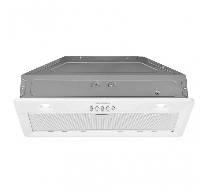 Витяжка ARDESTO вбудована, 52см, 450м3ч, метал, 2х1Вт LED, кнопкове, білий