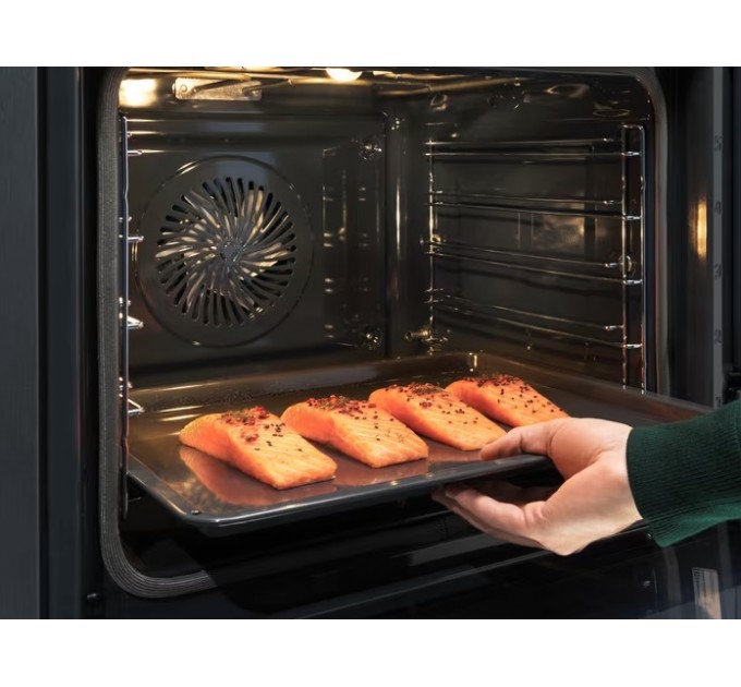 Духовой шкаф Electrolux электрический, 70л, А+, пар, дисплей, конвекция, ф-ция пароварки, белый