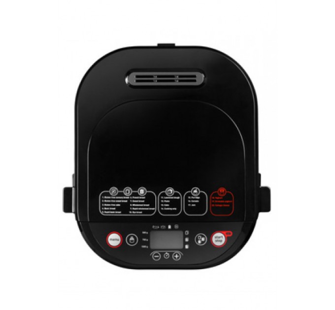 Хлебопечка Tefal PainEtDelice 720Вт, программ-20, макс.вес -1кг, форма-прямоугольник, металл, черный