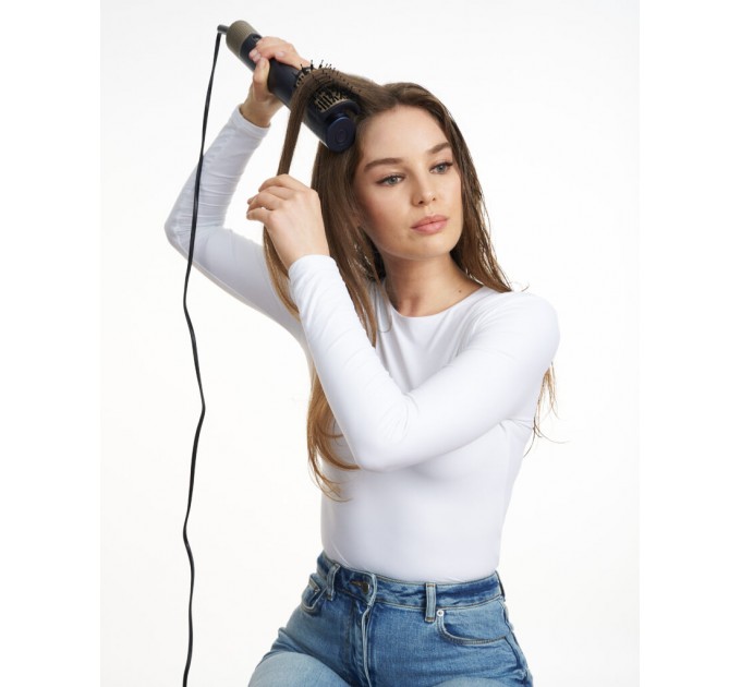 Стайлер Babyliss Air Wand, 1600Вт, темп.режимов-3, подвійна іонізація, 2 насадки, синій