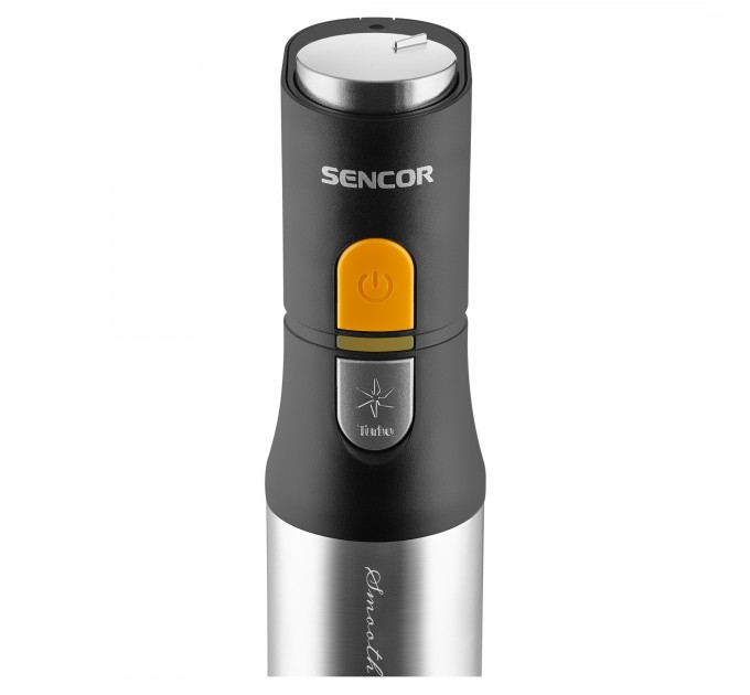 Блендер Sencor заглибний 1200Вт, 5в1, чаша-800мл, спінювач молока, чорний