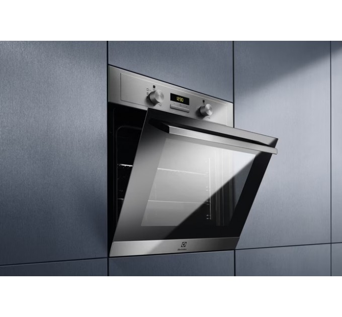 Духовой шкаф Electrolux электрический, 65л, A, дисплей, конвекция, нерж