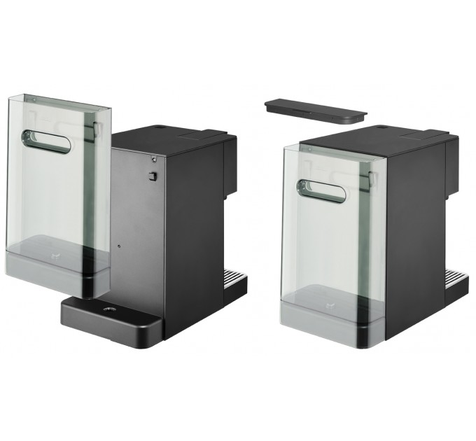 Кофеварка Catler капсульная Renzo 1.6л, капсулы, молотый кофе, сенс. управл., автом. капучинатор, серый