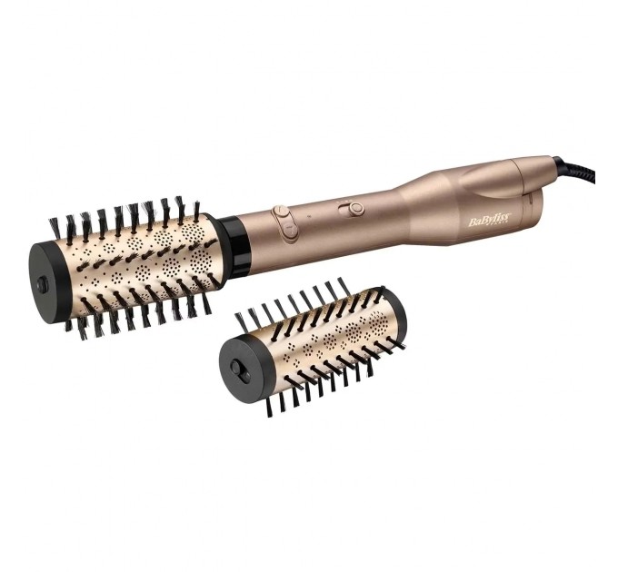 Фен-щетка Babyliss Big Hair Dual, 650Вт, режимов-2, хол. обдув, керамика, золотой
