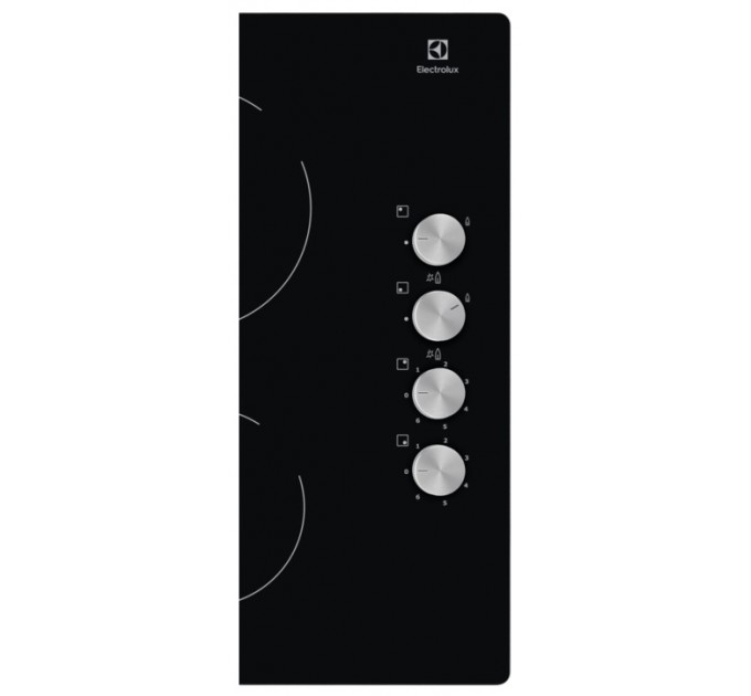 Варочная поверхность Electrolux комбинированная (2 газ + 2 стеклокерам.), 60см, чугун, черный