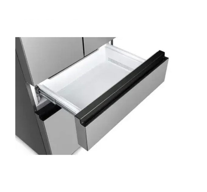 Холодильник SBS Gorenje, франц. дверцы, 182x80x71см, 2 дв., Х- 302л, М- 178л, A+, NF+, Инвертор, Дисплей, Серый