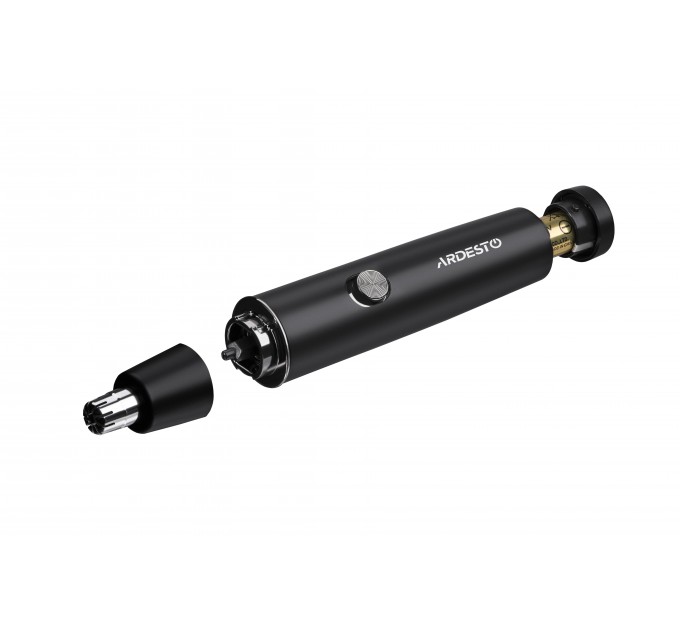 Триммер ARDESTO TR-Y5 для носа и ушей, 1хААА, сталь, черный