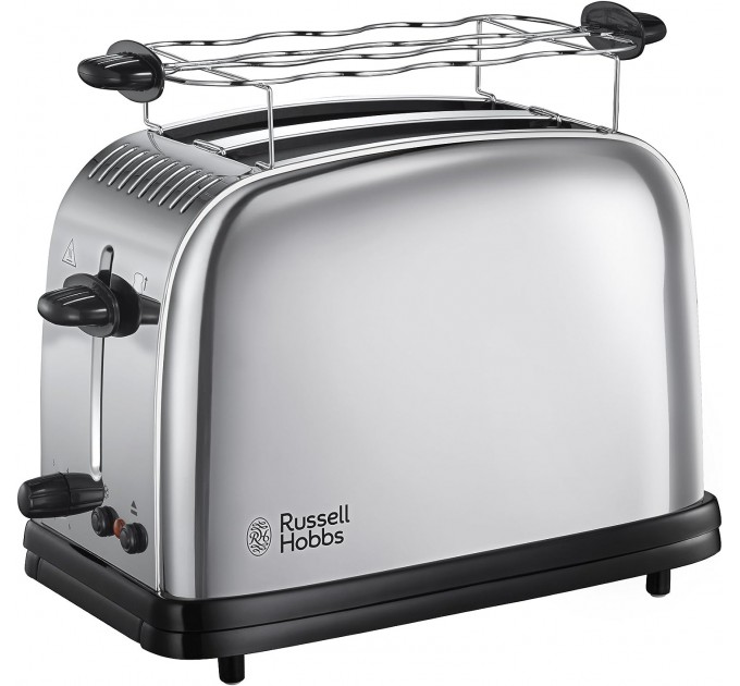 Тостер Russell Hobbs Chester 1670Вт, подогрев, металл