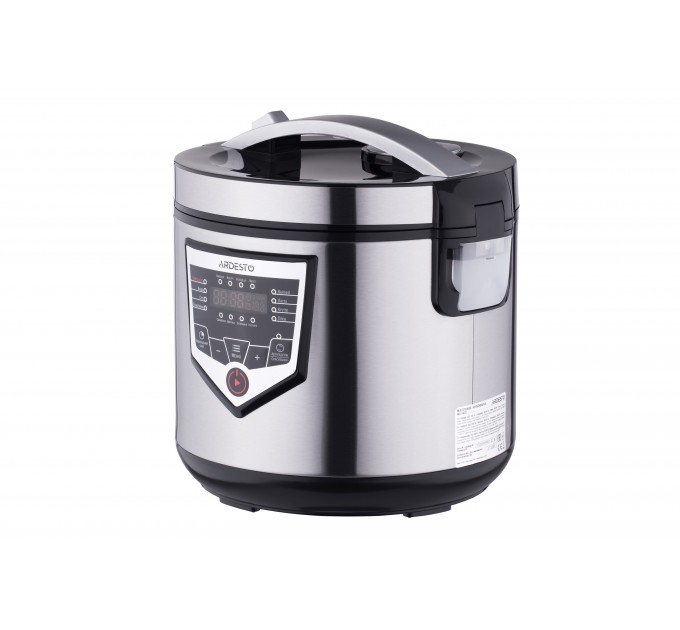 Мультиварка ARDESTO, 860Вт, чаша-4л, электронное управл., платик, серый