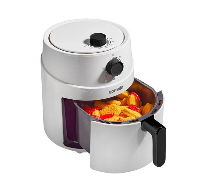 Мультипіч Gorenje 1300Вт, чаша-4.5л, механічне керування, 7 авто. програм, пластик, білий