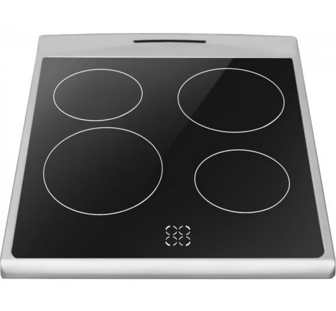 Плита Hansa электрическая стеклокерамическая, 50х60см, 62л, нержавеющая сталь