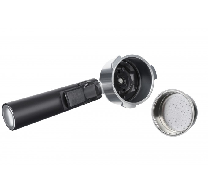 Кофеварка ARDESTO рожковая Steel Collection 1.6л, молотый, ручной капучинатор, серебристо-черный