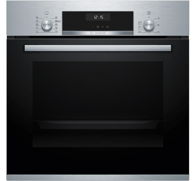 Духовой шкаф Bosch электрический, 66л, A, дисплей, конвекция, телескопические направляющие, нержавеющая сталь