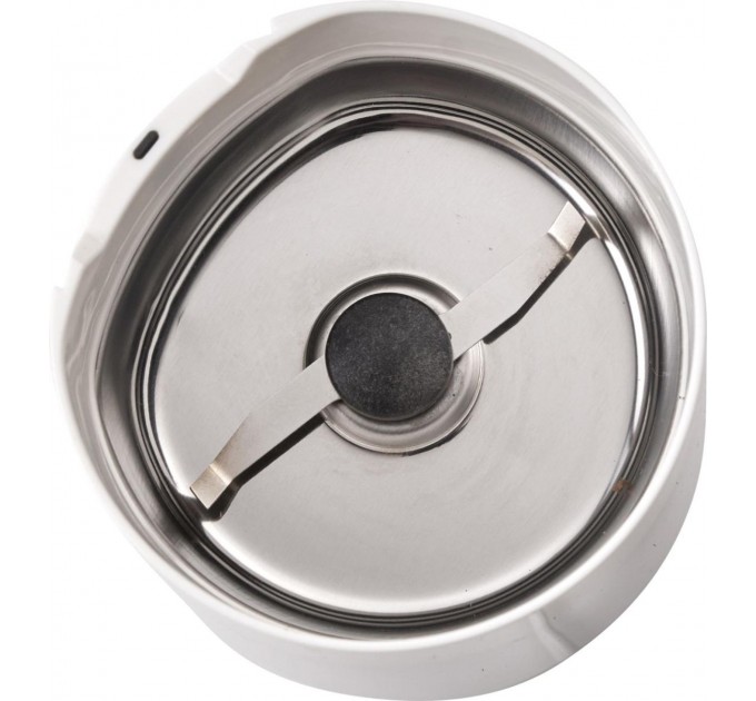 Кавомолка Gorenje роторна 150Вт, об'єм зерен-45г, 3 ступеня помолу, пластик/метал, білий