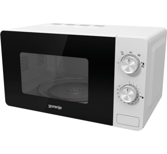 Мікрохвильова піч Gorenje, 20л, мех. керув., 800Вт, білий