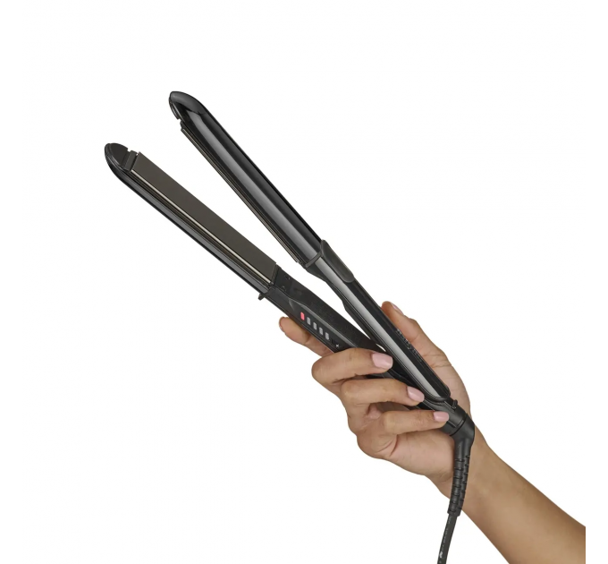 Випрямитель Babyliss Black Chrome, темп.режимов-5, 130-230°C, титан, черный