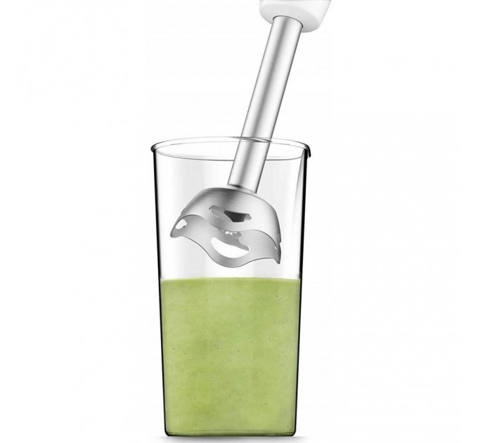 Блендер Tefal погружной Easychef 450Вт, 3в1, чаша-800мл, чопер-500мл, турборежим, белый