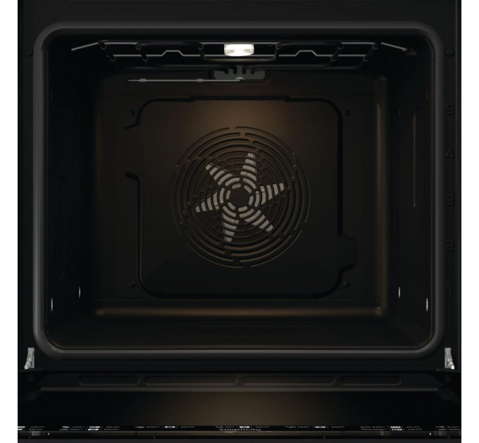Духовой шкаф Gorenje электрический, 77л, A, пар, дисплей, макс.темпер.-300, черный