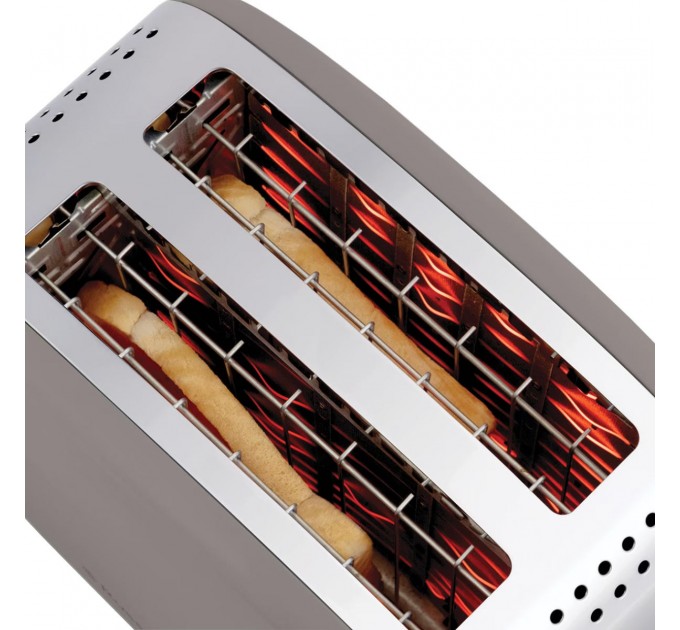 Тостер Russell Hobbs 1671Вт, пластик, подогрев, мокко