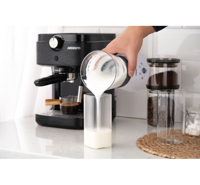 Спінювач-підігрівач ARDESTO 300Вт, ємність резервуару-330мл, білий