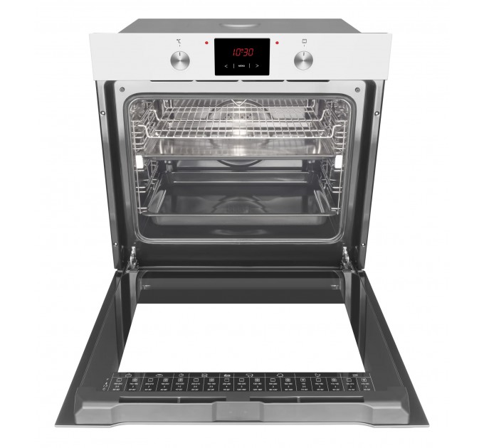 Духовой шкаф Hansa электрический, 77л, A, дисплей, конвекция, белый
