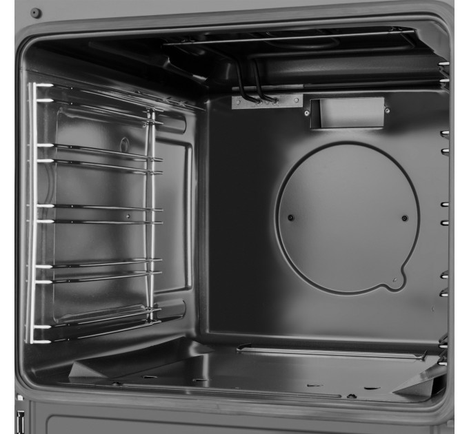 Плита Hansa газовая, 50x60см, 71л, чугун, газ контр., нержавеющая сталь