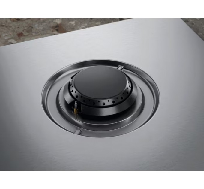 Варочная поверхность Electrolux газовая, 60см, чугун, нерж