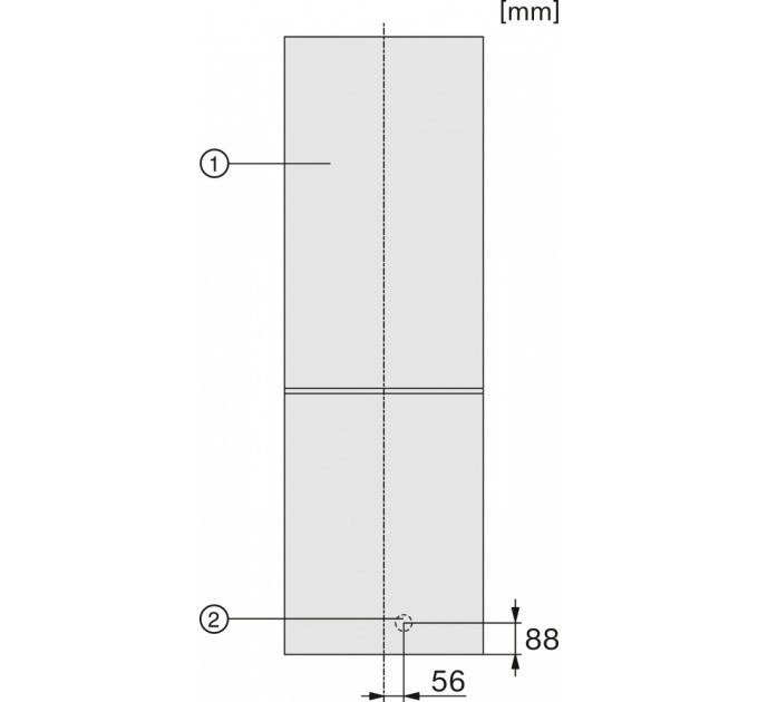 Холодильник Miele з нижн. мороз., 186x60x65, xолод.відд.-214л, мороз.відд.-94л, 2дв., А++, NF, Daily Fresh, нерж