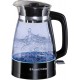 Электрочайник Russell Hobbs Hourglass 1.7л, стекло, подсветка, черно-серебристый