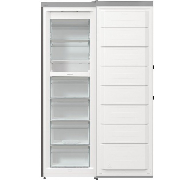 Морозильная камера Gorenje, 185.5x59.5х66.3, 280л, 1дв., A++, NF, диспл внешн., инвертор, матовый нерж