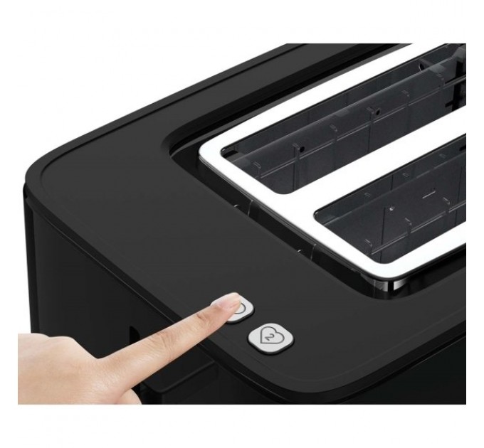 Тостер Tefal Digital 850Вт, LED дисплей, пластик, чорний