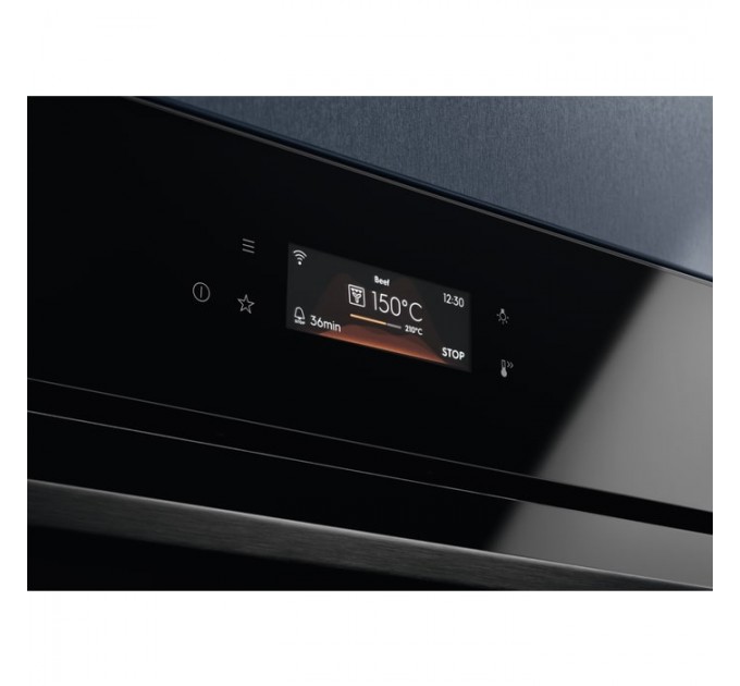 Духовой шкаф Electrolux электрический, 70л, А++, пар, дисплей, конвекция, ф-ция пароварки, черный