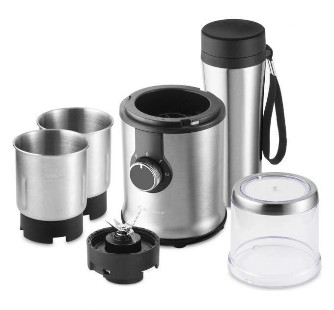 Измельчитель-мельница Catler, 350 Вт, 3 емкости, нерж. сталь