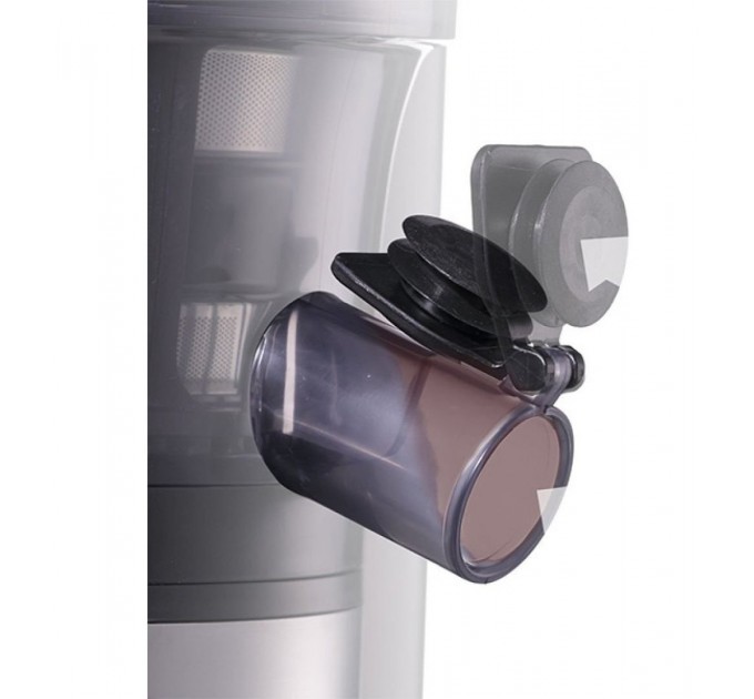 Соковитискач Panasonic Viva Collection шнековий 150Вт, чаша-0.4л, пластик/метал, чорний