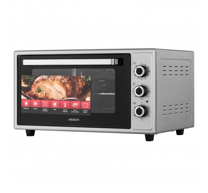 Піч електрична ARDESTO, 48л, 1600Вт, механіч., конвекція, сірий