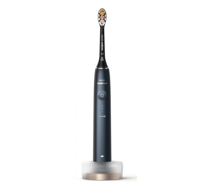 Щітка зубна електр. Philips, Sonicare DiamondClean Prestige 9900, 62т. колив/хв, насадок-1, SenseIQ, зарядний чохол, чорний
